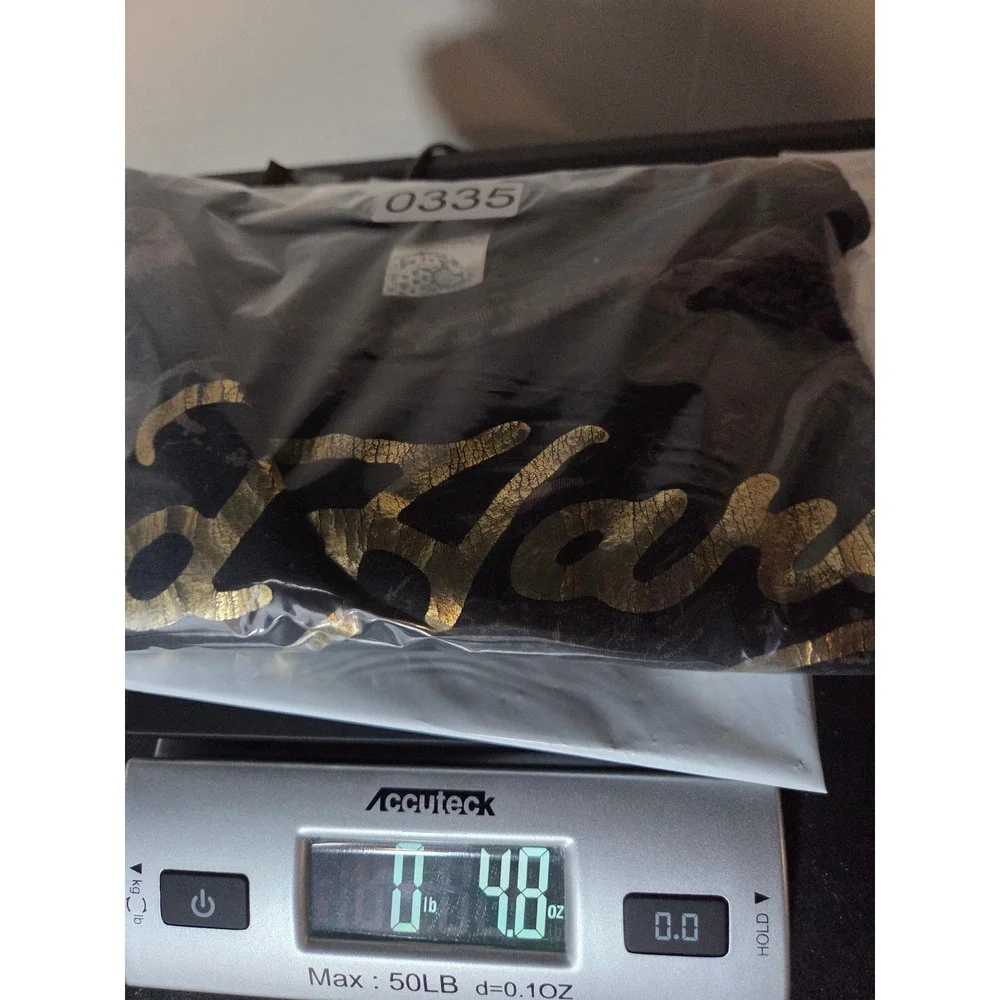 Ed Hardy Graphic T-Shirt Kids XL Black Brown Gold Kids Tattoo Tiger Foil Tee - Picture 8 of 8